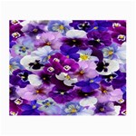 Graphic Background Pansy Easter Small Glasses Cloth