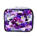 Graphic Background Pansy Easter Mini Toiletries Bags