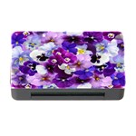 Graphic Background Pansy Easter Memory Card Reader with CF