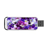 Graphic Background Pansy Easter Portable USB Flash (Two Sides)