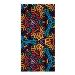 Grubby Colors Kaleidoscope Pattern Shower Curtain 36  X 72  (stall)  by Sapixe