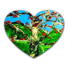 Coral Tree 2 Heart Mousepads by bestdesignintheworld
