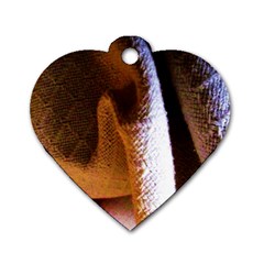 Colors And Fabrics 28 Dog Tag Heart (two Sides) by bestdesignintheworld