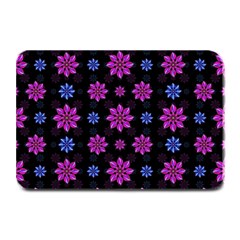 Stylized Dark Floral Pattern Plate Mats by dflcprints