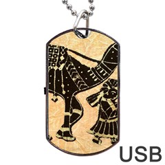 Antique Apparel Art Dog Tag Usb Flash (one Side) by Modern2018