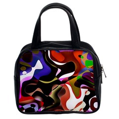 Abstract Full Colour Background Classic Handbags (2 Sides) by Modern2018