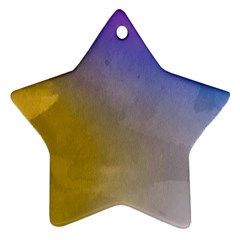 Abstract Smooth Background Star Ornament (two Sides) by Modern2018