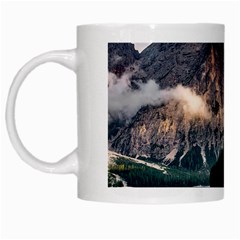 Italy Mountains Pragser Wildsee White Mugs