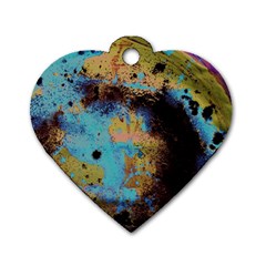 Blue Options 5 Dog Tag Heart (two Sides) by bestdesignintheworld