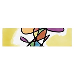 Abstract Art Colorful Satin Scarf (oblong) by Modern2018