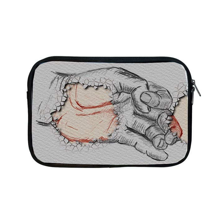 Hand Finger Drawing Fingernails Apple iPad Mini Zipper Cases