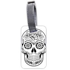 Sugar Skull Luggage Tags (two Sides) by StarvingArtisan