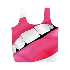 Smile Full Print Recycle Bags (m)  by StarvingArtisan