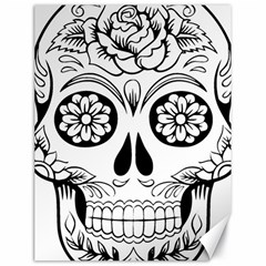 Sugar Skull Canvas 18  X 24   by StarvingArtisan