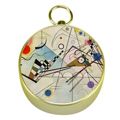 Composition 8 - Vasily Kandinsky Gold Compasses by Valentinaart