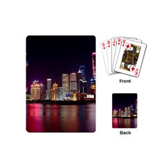 Building Skyline City Cityscape Playing Cards (mini)  by Simbadda