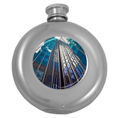 Architecture Skyscraper Round Hip Flask (5 Oz)