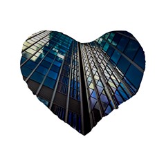 Architecture Skyscraper Standard 16  Premium Heart Shape Cushions