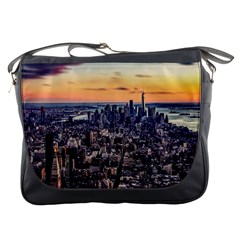 New York Skyline Architecture Nyc Messenger Bags