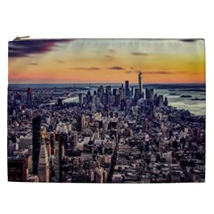 New York Skyline Architecture Nyc Cosmetic Bag (xxl) 