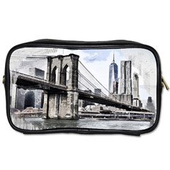 City Skyline Skyline City Cityscape Toiletries Bags 2-side by Simbadda