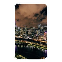 Cityscape Night Buildings Memory Card Reader by Simbadda