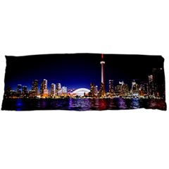 Toronto City Cn Tower Skydome Body Pillow Case (dakimakura) by Simbadda