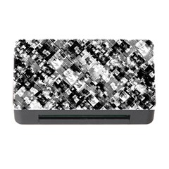 Black And White Patchwork Pattern Memory Card Reader With Cf by dflcprints