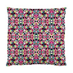 Multicolored Abstract Geometric Pattern Standard Cushion Case (two Sides) by dflcprints