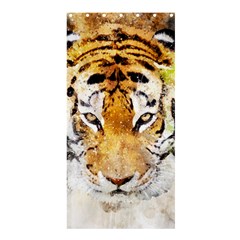 Tiger Watercolor Colorful Animal Shower Curtain 36  X 72  (stall)  by Simbadda