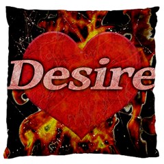 Desire Concept Background Illustration Standard Flano Cushion Case (two Sides) by dflcprints