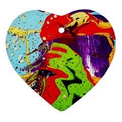 Untitled Island 5 Heart Ornament (two Sides) by bestdesignintheworld