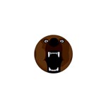Bear Brown Set Paw Isolated Icon 1  Mini Magnets