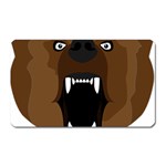 Bear Brown Set Paw Isolated Icon Magnet (Rectangular)