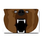 Bear Brown Set Paw Isolated Icon Small Doormat 