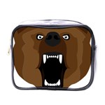 Bear Brown Set Paw Isolated Icon Mini Toiletries Bags