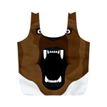 Bear Brown Set Paw Isolated Icon Full Print Recycle Bags (M) 