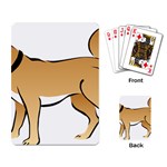 Dog Brown Pet Animal Tail Eskimo Playing Card Back