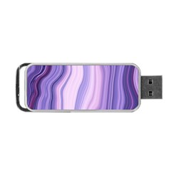 Marbled Ultra Violet Portable Usb Flash (two Sides) by NouveauDesign