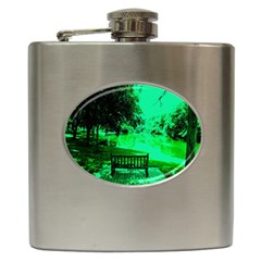 Hot Day In Dallas 24 Hip Flask (6 Oz) by bestdesignintheworld