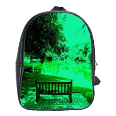 Hot Day In Dallas 24 School Bag (large) by bestdesignintheworld