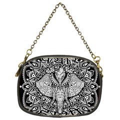 Ornate Hindu Elephant  Chain Purses (two Sides)  by Valentinaart