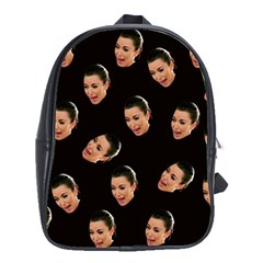 Crying Kim Kardashian School Bag (large) by Valentinaart