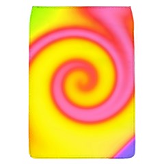 Swirl Yellow Pink Abstract Flap Covers (l)  by BrightVibesDesign