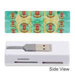 Peace Will Be In Fantasy Flowers With Love Memory Card Reader (Stick)  Front