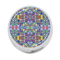 Colorful Flowers 4-port Usb Hub (two Sides)  by LoolyElzayat