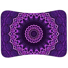 Mandala Purple Mandalas Balance Velour Seat Head Rest Cushion by Sapixe