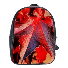 Wine Partner Wild Vine Leaves Plant School Bag (large) by Sapixe