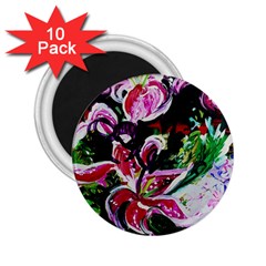 Lilac And Lillies 3 2 25  Magnets (10 Pack)  by bestdesignintheworld