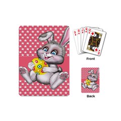 Illustration Rabbit Easter Playing Cards (mini)  by Sapixe